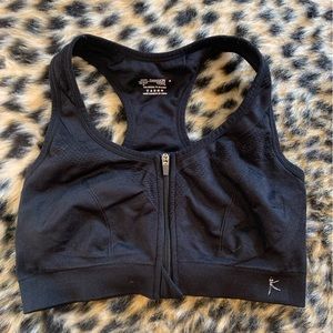 DANSKIN zip up bra